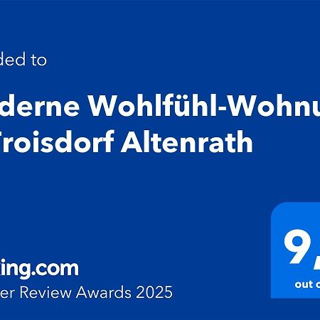 Moderne Wohlfuehl-Wohnung In Troisdorf Altenrath Esterno foto